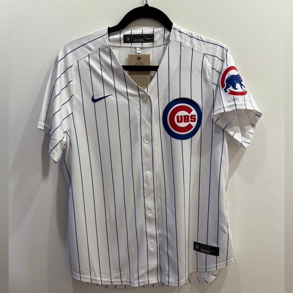 NEW Chicago Cubs Women's Jersey, Medium, NWT, Nike - Picture 4 of 16